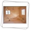 House with insulated housing walls - inside view