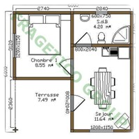 House plan code P FRG 26+7T - C