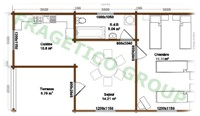House plan code P FRG 54+9T