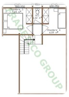 Wooden house first floor plan code P FRG 65(47P+18M)+26T