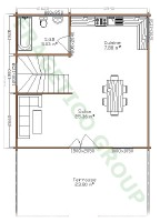 Plan maison en bois Modele FRG 92(46P+46E)+24T+24B