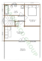 Plan maison en bois Modele FRG 92(46P+46E)+24T+24B