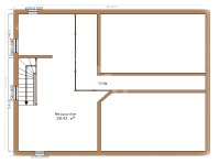 Plan etage maison en bois Modele P FRG 134(98P+36E)