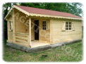 Casa din lemn 26 m2 - Model FRG 21+5T