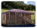 Casa din lemn 40 m2 - Model FRG 29 + 11T