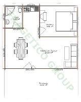 Plan casa din lemn Model FRG 40+20T