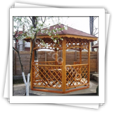 Gazebo esagonale FRG 3000 con il lato di 1,5 m