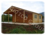 Casa in legno 60 m2 - Modello FRG 40 + 20T