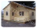 Casa in legno 49 m2 - Modello FRG 43 (26P+17E) + 6 T