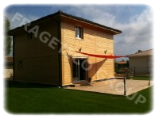 Casa in legno 168 m2 - Modello FRG 128 (64P + 64E) + 40T