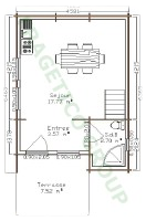 Piano casa in legno Modello FRG 34(28P+6E)+7.5T