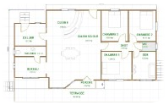 Piano casa in legno Modello FRG 126+65T