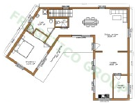 Piano-terra casa in legno Modello P FRG 175(109P+66E)+16T