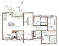 Piano-terra casa in legno Modello P FRG 233(129P+104E)+39T+3B